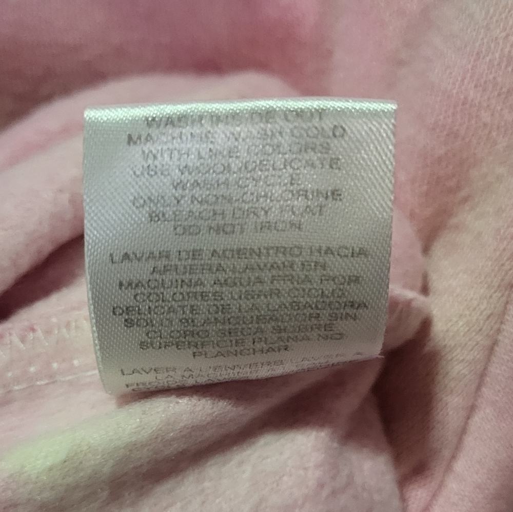 Star Wars Women's Pink Semi-Crop Tie-Dye Pullover Hoodie Size Small/Medium EUC - Picture 15 of 15